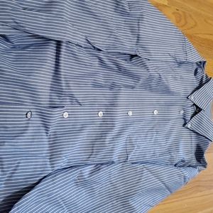 Cutter and Buck dress shirt pin striped